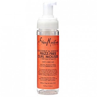 SheaMoisture 7.5 oz de coco y Hibiscus Frizz-Free Curl Mousse