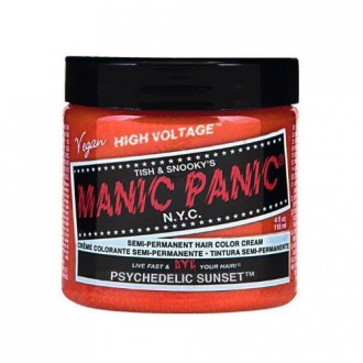 Manic Panic cheveux Dye Classique Couleur Crème Psychedelic Sunset orange Formule semi-permanente par Manic Panic BEAUTY