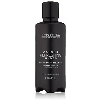 John Frieda Precision espuma de color de pelo, Glosser fresca Morena, 6 onza de líquido