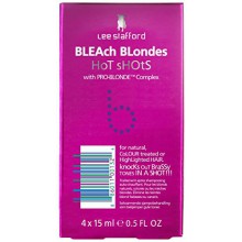 Lee Stafford Bleach Blondes Hot Shots con Pro-Rubio Complejo 4 x 15ml