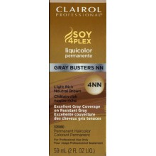 Clairol liquicolor Profesional 4NN Gray Busters Luz Rich Neutro Marrón 2 oz