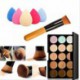 Mefeir 15 Colors Professional Concealer Camouflage Makeup Palette Contour Face Contouring Kit + Oblique Head Contour Makeup