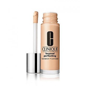 Clinique Beyond Perfecting Foundation + Concealer Makeup, 2 Alabaster (VF-N), Travel Size .17oz/5ml