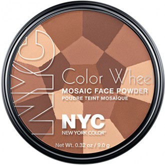 New York Color Wheel Mosaic Face Powder, All Over Bronze Glow, 0,32 Ounce