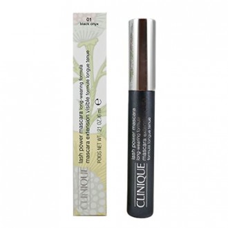 Clinique Lash Power Mascara Long-Wearing Formula Black Onyx for Women, 0.21 Ounce