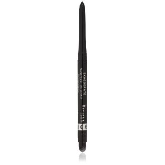 Rimmel Exagera impermeable definidor de ojos, Noir 261, Negro