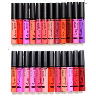 24 Nabi Cosmetics Matte Lip Gloss Full Set 24 Premium Colors