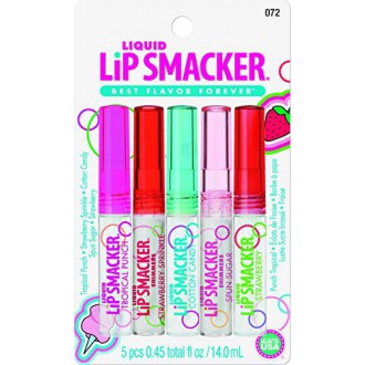 Lip Smacker Liquid Lip Gloss Amitié Pack, 5 Count