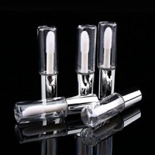 Yosoo 45pcs 1.2ml Silver Mini Lip Gloss Tube Lip Balm Cute Bottle Empty Cosmetic Gloss Container Tube Travel Gloss for Split