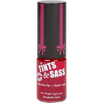 Teintes &amp; Sass Lip et Cheek Stain Cruauté gratuite (10g / 0,35 oz) par Elizabeth Mott