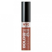 NYC New York Color de Gran Plumping negrita y Shine Lip Gloss, Extra Grande Latte, 0,39 onza líquida