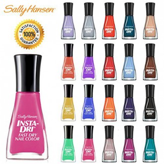 Conjunto del polaco Sally Hansen Insta-Dri uñas (Pack de 10)