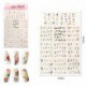 Design Noël Nail Art Sticker Cadeau Bricolage Mode (008)