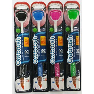 Orabrush Tongue Cleaner - 4 Brosses