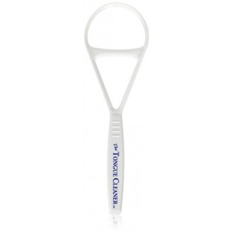 Pureline Oralcare Tongue Cleaner, Pearl White