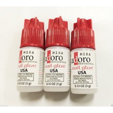 Adoro Professional Nail Art Glue - 3 pièces - 0,1 oz / 3gr ch.