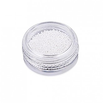 AMA(TM) 3g/Box Gold Silver Nail Glitter Beads Shinning Nail Mirror Powder Do Not Fade Metallic Decorat (Silver)