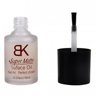 Sankuwen 15 ML Nail Art polonaise Magie de Super Matte Frosted Surface Oil Top Coat