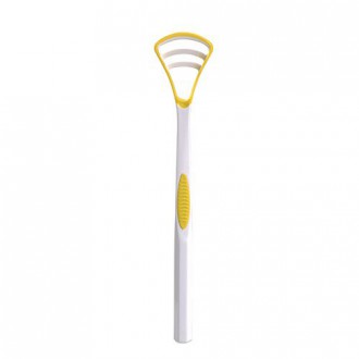 Easyinsmile Tongue Scraper Cleaner Oral Care Produit (jaune)