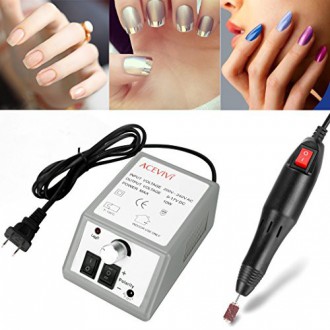 [US STOCK ] ACEVIVI 20,000 RPM Professional Nail Art File Manicure Pedicure Drill Electric Machine Sets Kits US Plug