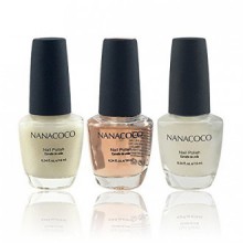 Nanacoco Vernis à ongles couleur Laque 3-pièces Collection 27 soin d'eux