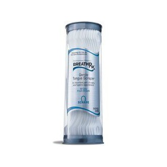 BreathRx Gentle raspadores de lengua 80 de envase