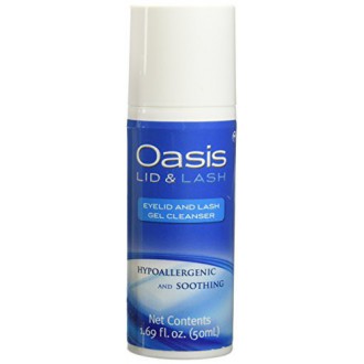 Oasis LID &amp; LASH Paupières et Lash Apaisant Gel nettoyant, 1,69 Ounce