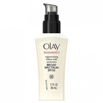 Lotion pour le visage Olay Regenerist Régénérant Avec écran solaire à large spectre SPF 50, 1,7 Fl Oz