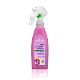 Alba Botanica Très émolliente, Kids Vaporiser Sunscreen SPF 40, 4 Ounce