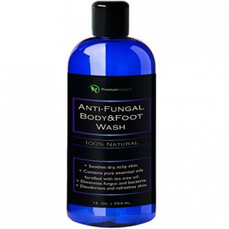 Antifongique Body &amp; Wash Pied, 100% naturel Fungal Savon, tue les bactéries, pied d'athlète, par Premium Nature