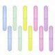 SPARIK ENJOY Pack of 10 Assort Color Plastic Toothbrush Case/Holder for Travel Use