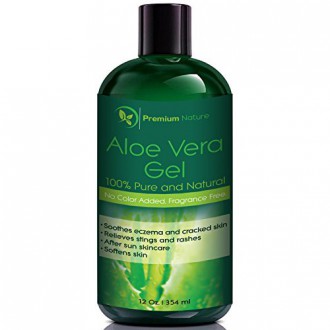 Prime Nature Aloe Vera Gel pour le visage Corps &amp; Cheveux, 12 oz