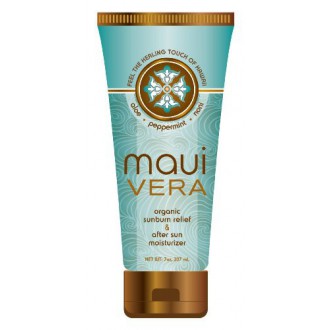 Maui Vera Organic Sunburn Relief & After Sun Moisturizer, 7 ounce