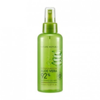 Nature République apaisante et humidité Aloe Vera 92% Gel Mist