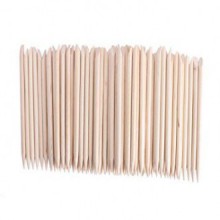 JOVANA 1000 pcs Nail Art Orange Wood Sticks Cuticle Pusher Remover Manicure Pedicure Tool 120mm