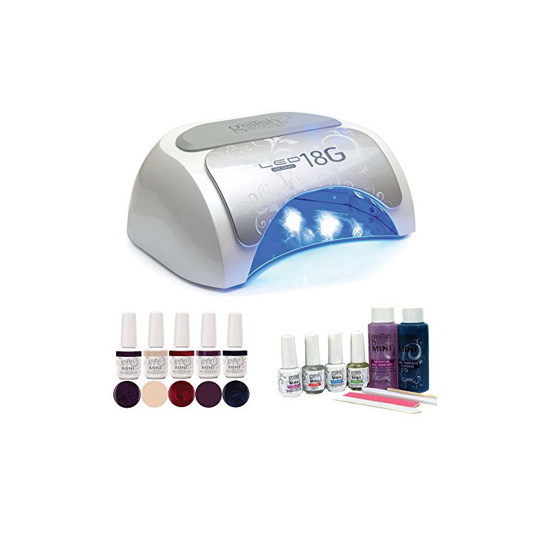 Gelish Pro Gel Nail Polish Salon Kit With 18g Lamp