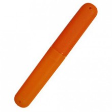 LiveZone couleur différente Portable boîtier en plastique brosse à dents / Support pour utilisation Voyage, 3 Pcs (Orange)