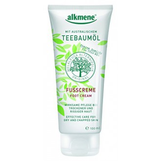 Tea Tree Oil Foot Cream Imported from Germany Vegan Paraben Free Antibacterial Deodorizing & Moisturizing For Dry, Chapped