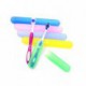 Amgate boîtier en plastique Brosse à dents pour l'utilisation Voyage, Pack de 10 PCS Different Holder Couleur Toothbrush (Pas av