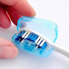 Expédition New Head Portable Cover Voyage Toothbrush Housse de protection 1set / 5pcs Caps Santé germproof