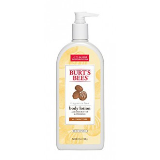 Burt's Bees Fragrance Free Shea Butter and Vitamin E Body Lotion, 12 Ounces