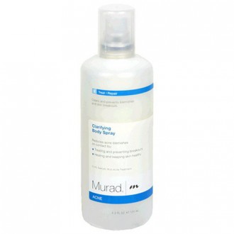 El acné Murad Clarifying Body Spray, Paso 2 Tratar / Reparación, 4,3 fl oz (130 ml)