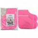 Pana® Marque réutilisable * PINK * thermique en tissu Chaussons isolés avec velcro pour les traitements de paraffine Heat Therap