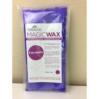 Huini Herbicos Beauty Antibacterial Paraffin Wax 2 lbs - Paraffin Wax - Lavender 1lb/pc X 2