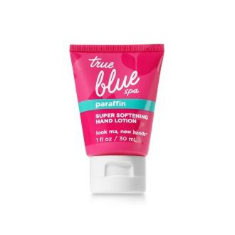 Bath and Body Works True Blue Mini parafina suavizante que Loción Manos 1 Oz