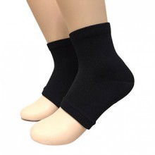 Calcetines acebone belleza Spa Gel Hidratante para talón duro en seco la piel agrietada - One Size - Ajuste cómodo - Negro