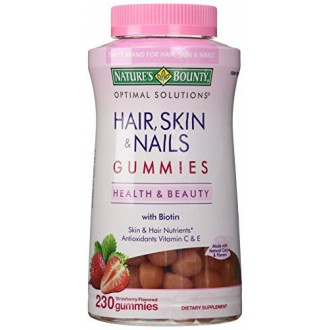 Skin and Nails Bounty Hair Nature, 230 Gummies