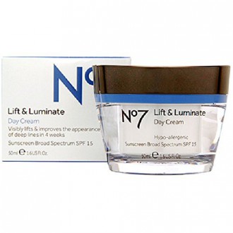 BOOTS No7 Lift &amp; Luminate Crème de jour SPF15 1.6 Fl. Oz / 50 ml