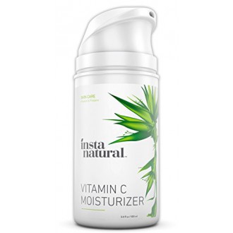 InstaNatural Vitamin C Moisturizer Cream - Facial Anti Aging & Wrinkle Reducing Lotion for Men & Women - With Hyaluronic