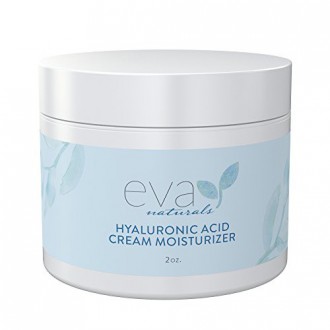 Hyaluronic Acid Moisturizing Cream by Eva Naturals - Best Wrinkle Cream - Facial Moisturizer, Dry Skin Cream, Retinol,